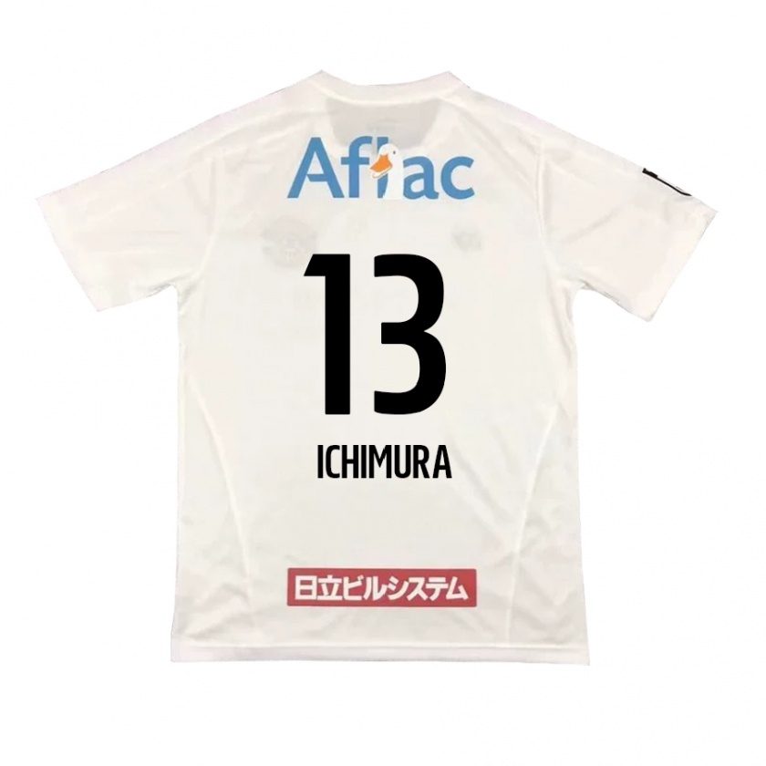 Kandiny Herren Ken Ichimura #13 Weiß Schwarz Auswärtstrikot Trikot 2024/25 T-Shirt