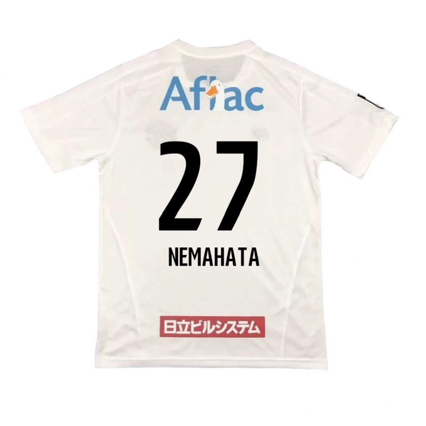 Kandiny Herren Hayato Nemahata #27 Weiß Schwarz Auswärtstrikot Trikot 2024/25 T-Shirt