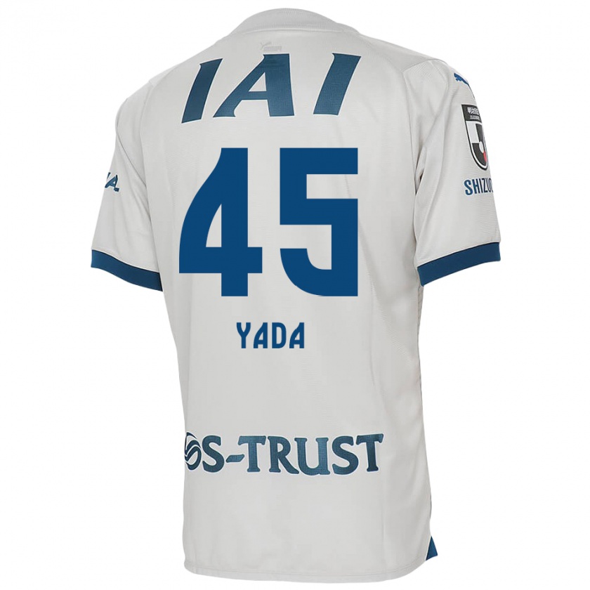 Kandiny Herren Ryunosuke Yada #45 Weiß Blau Auswärtstrikot Trikot 2024/25 T-Shirt