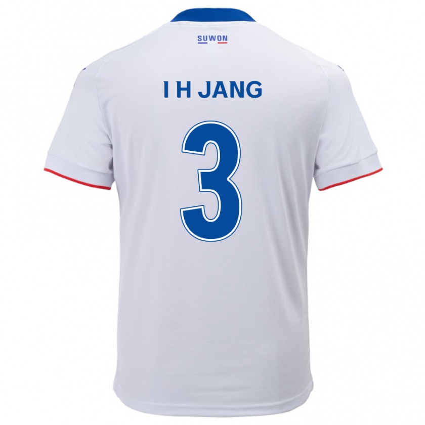 Kandiny Herren Ho-Ik Jang #3 Weiß Blau Auswärtstrikot Trikot 2024/25 T-Shirt