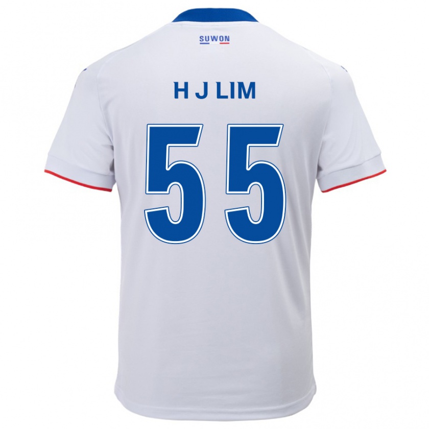 Kandiny Herren Ji-Hoon Lim #55 Weiß Blau Auswärtstrikot Trikot 2024/25 T-Shirt