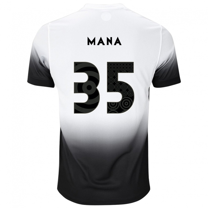 Kandiny Damen Léo Mana #35 Weiß Schwarz Heimtrikot Trikot 2024/25 T-Shirt