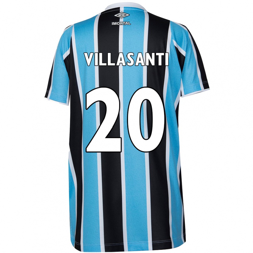 Kandiny Damen Mathías Villasanti #20 Blau Schwarz Weiß Heimtrikot Trikot 2024/25 T-Shirt