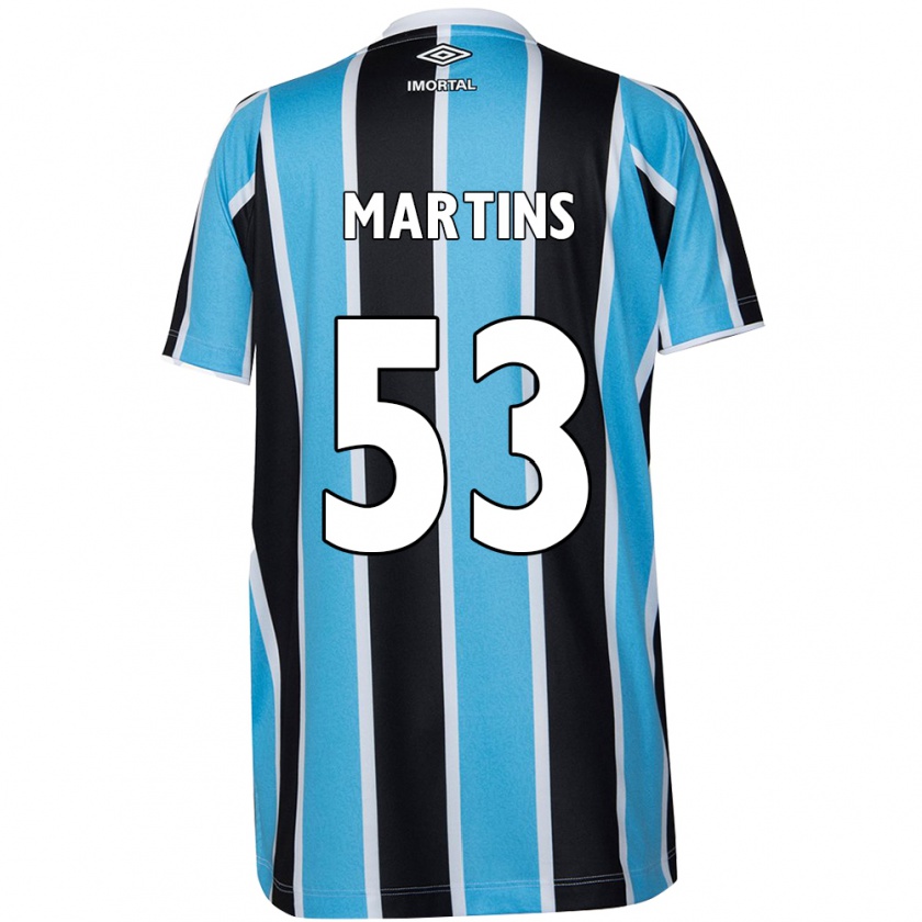 Kandiny Damen Gustavo Martins #53 Blau Schwarz Weiß Heimtrikot Trikot 2024/25 T-Shirt