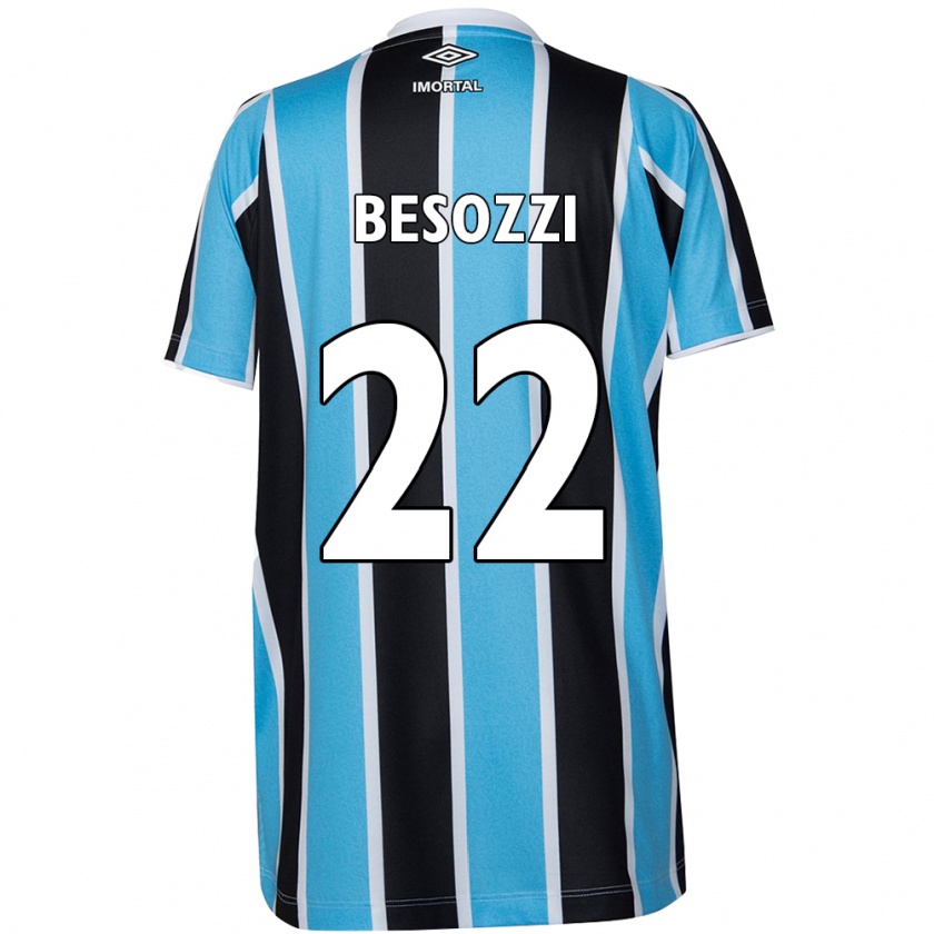 Kandiny Damen Lucas Besozzi #22 Blau Schwarz Weiß Heimtrikot Trikot 2024/25 T-Shirt