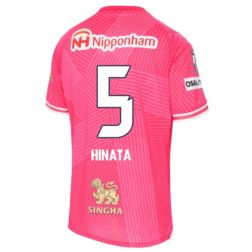 Kandiny Damen Hinata Kida #5 Rosa Weiß Heimtrikot Trikot 2024/25 T-Shirt