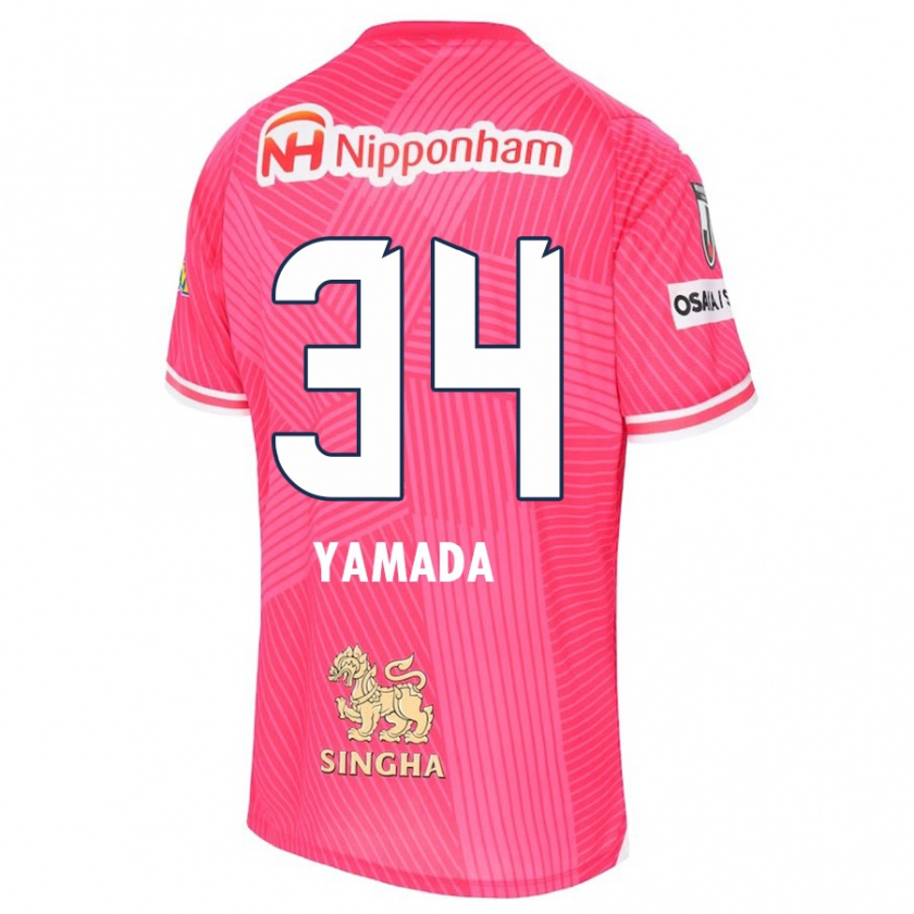 Kandiny Damen Hiroto Yamada #34 Rosa Weiß Heimtrikot Trikot 2024/25 T-Shirt