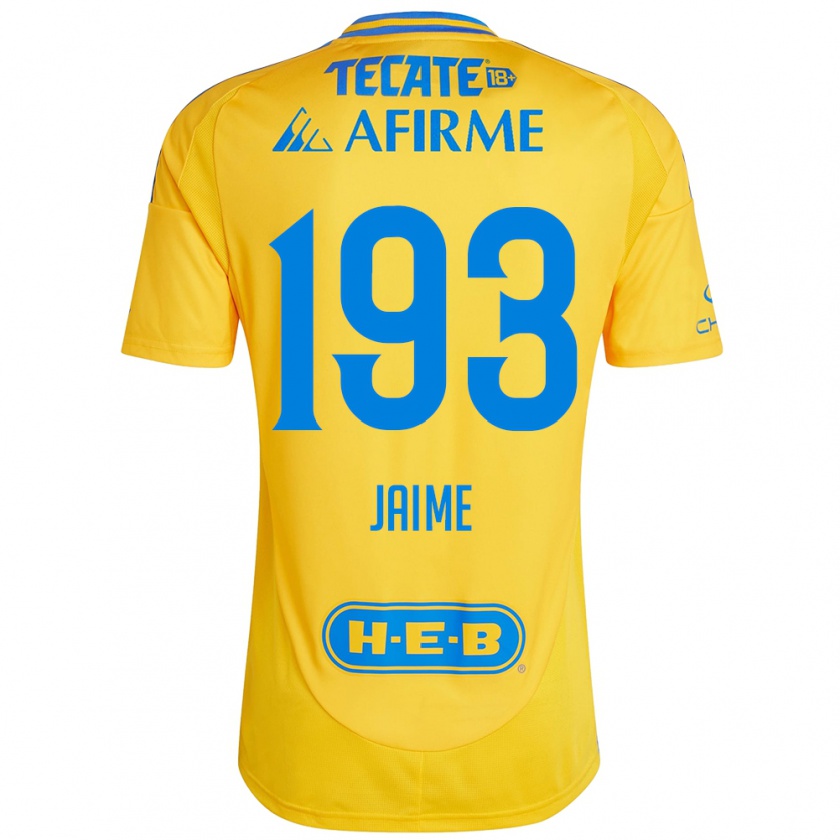 Kandiny Damen Kenneth Jaime #193 Goldgelb Heimtrikot Trikot 2024/25 T-Shirt