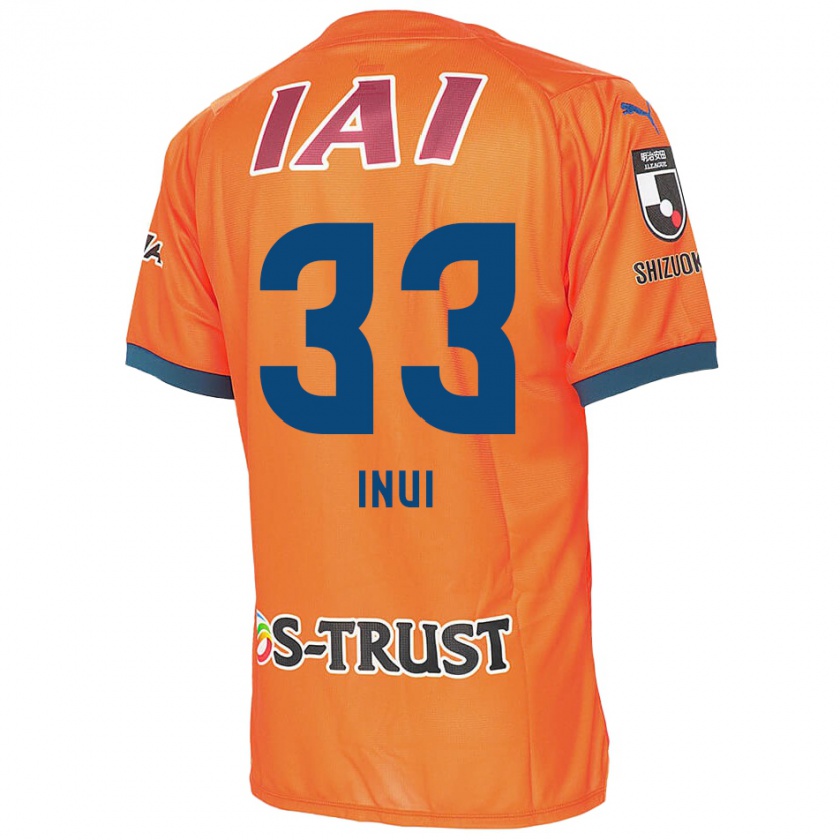 Kandiny Damen Takashi Inui #33 Orange Blau Heimtrikot Trikot 2024/25 T-Shirt