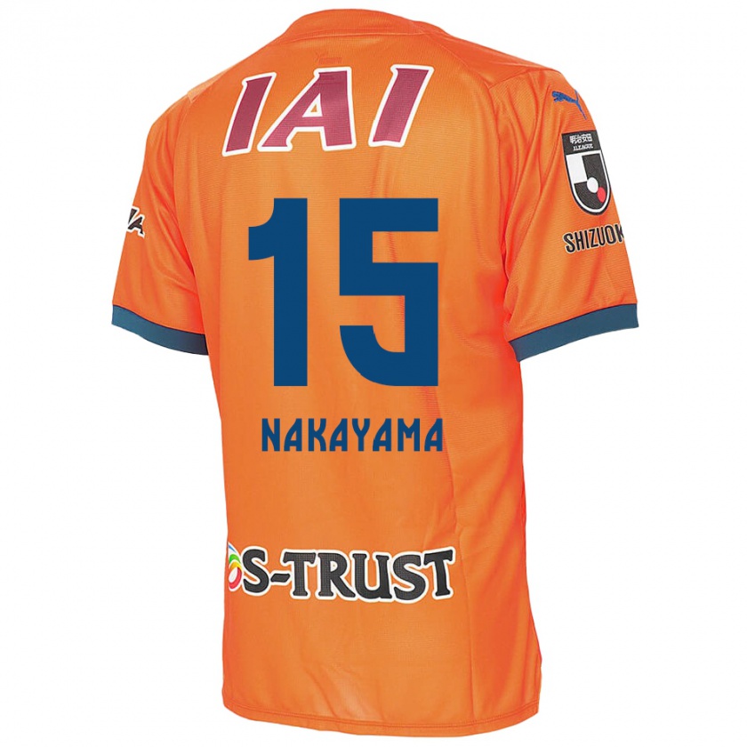 Kandiny Damen Atsuki Nakayama #15 Orange Blau Heimtrikot Trikot 2024/25 T-Shirt