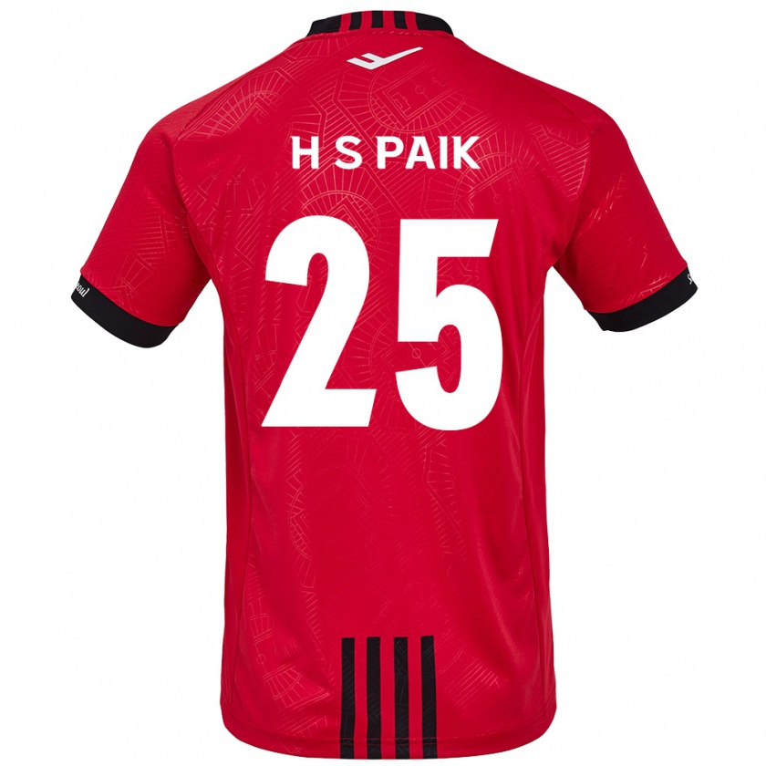 Kandiny Damen Sang-Hoon Paik #25 Rot Schwarz Heimtrikot Trikot 2024/25 T-Shirt