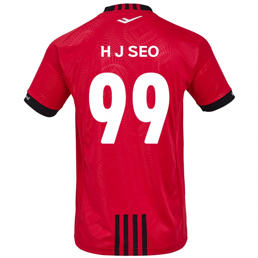 Kandiny Damen Ju-Hwan Seo #99 Rot Schwarz Heimtrikot Trikot 2024/25 T-Shirt