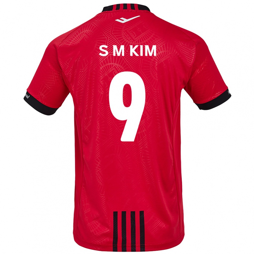 Kandiny Damen Min-Sung Kim #9 Rot Schwarz Heimtrikot Trikot 2024/25 T-Shirt