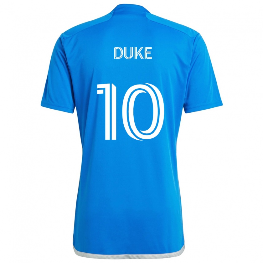 Kandiny Damen Bryce Duke #10 Blau Weiss Heimtrikot Trikot 2024/25 T-Shirt