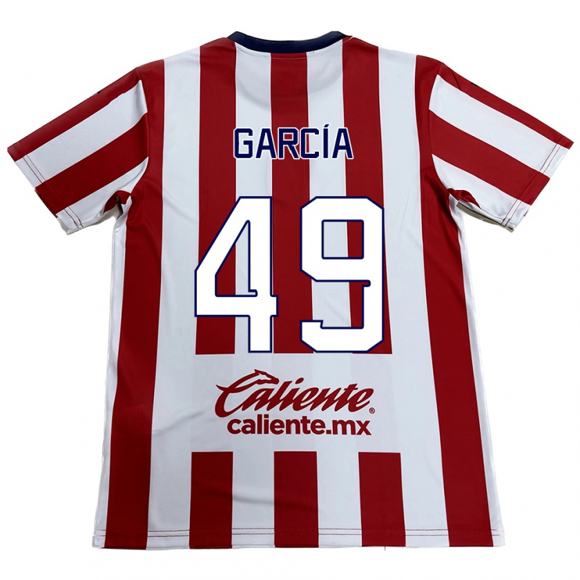 Kandiny Damen Gilberto García #49 Rot-Weiss Heimtrikot Trikot 2024/25 T-Shirt