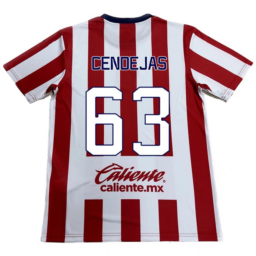 Kandiny Damen Matías Cendejas #63 Rot-Weiss Heimtrikot Trikot 2024/25 T-Shirt