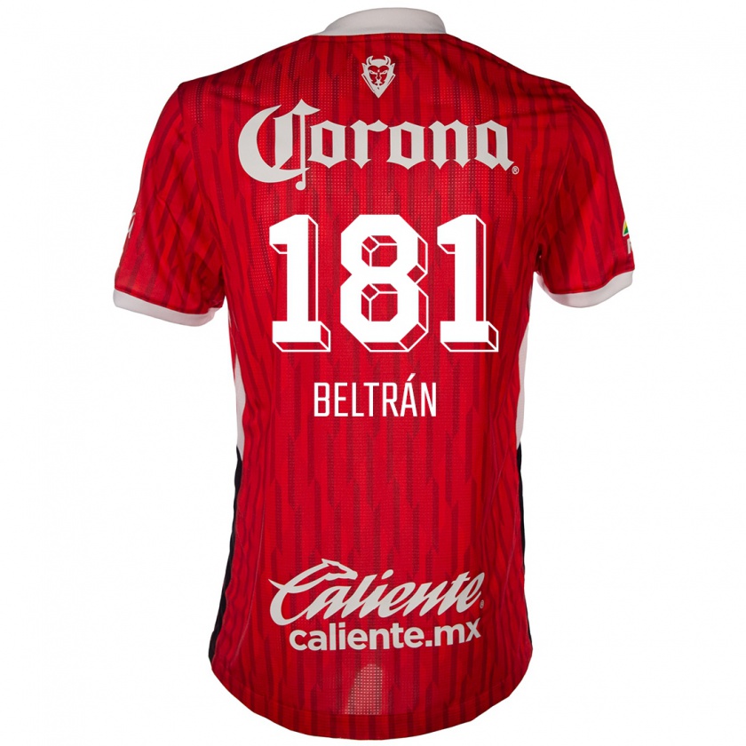 Kandiny Damen Ronaldo Beltrán #181 Rot-Weiss Heimtrikot Trikot 2024/25 T-Shirt