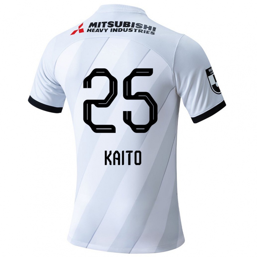 Kandiny Damen Kaito Yasui #25 Weiß Grau Auswärtstrikot Trikot 2024/25 T-Shirt