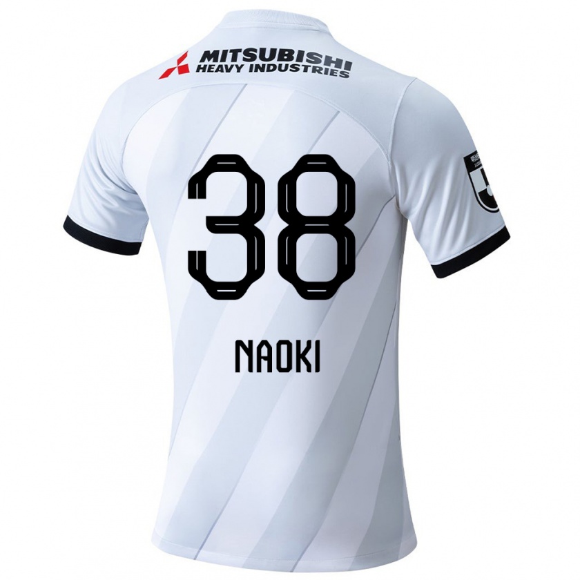 Kandiny Damen Naoki Maeda #38 Weiß Grau Auswärtstrikot Trikot 2024/25 T-Shirt