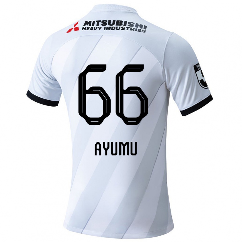 Kandiny Damen Ayumu Ohata #66 Weiß Grau Auswärtstrikot Trikot 2024/25 T-Shirt