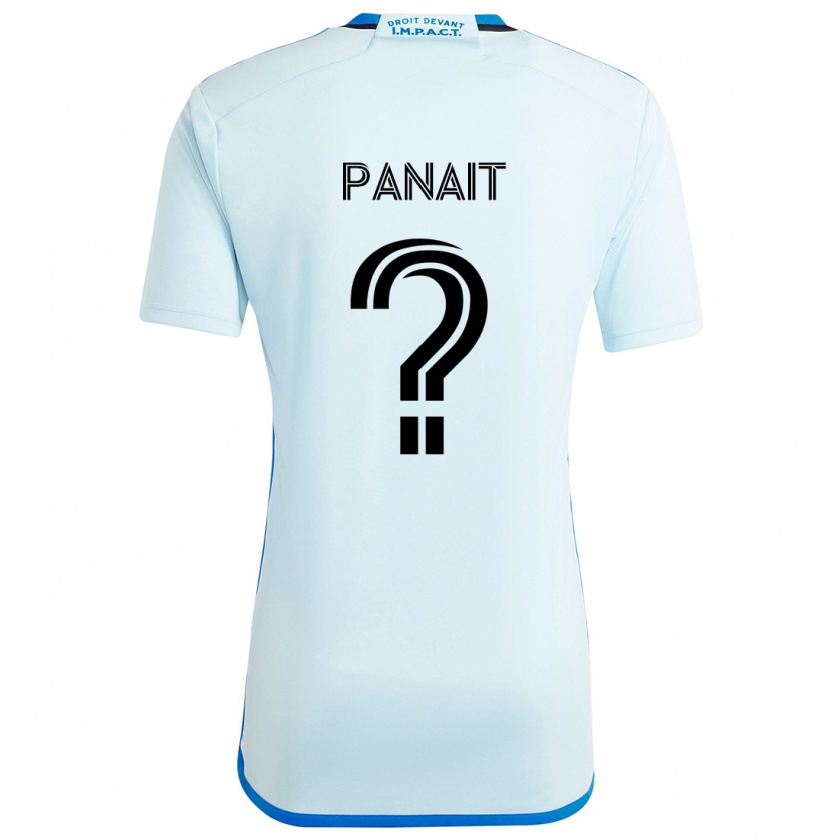 Kandiny Damen Daniel Panait #0 Eisblau Auswärtstrikot Trikot 2024/25 T-Shirt