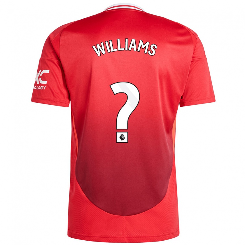 Kandiny Kinder Joe Williams #0 Hellrot Heimtrikot Trikot 2024/25 T-Shirt