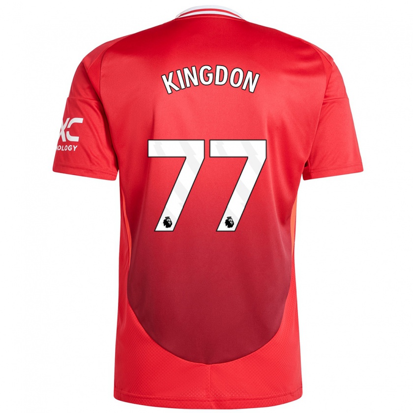 Kandiny Kinder Jack Kingdon #77 Hellrot Heimtrikot Trikot 2024/25 T-Shirt