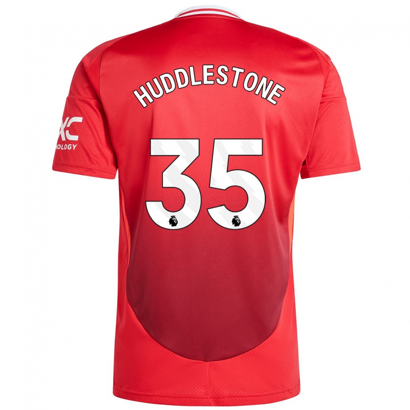 Kandiny Kinder Tom Huddlestone #35 Hellrot Heimtrikot Trikot 2024/25 T-Shirt