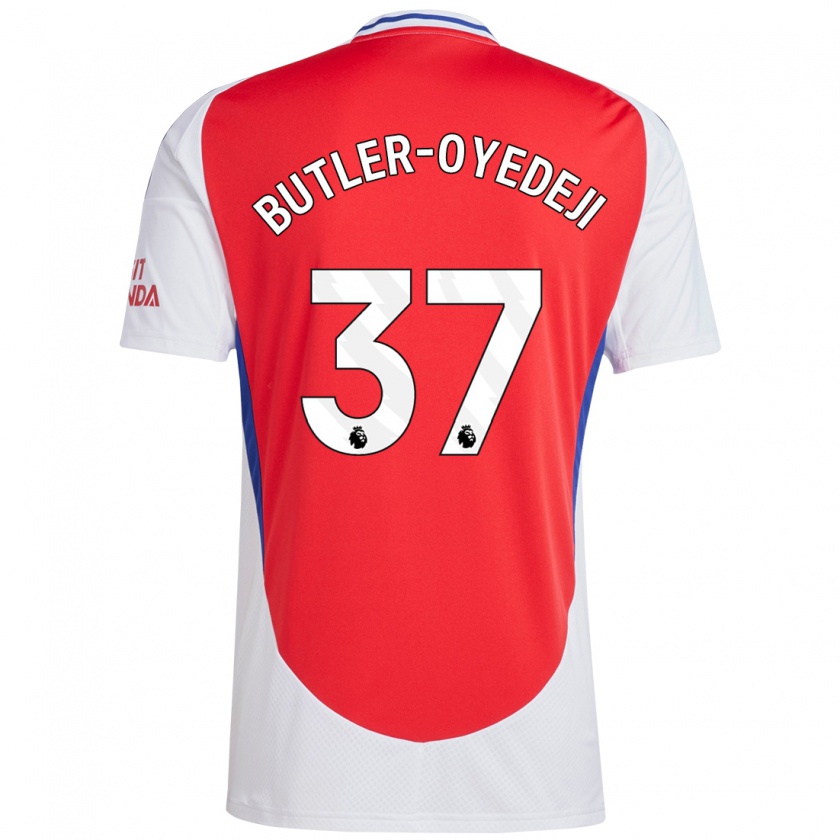 Kandiny Kinder Nathan Butler-Oyedeji #37 Rot Weiß Heimtrikot Trikot 2024/25 T-Shirt