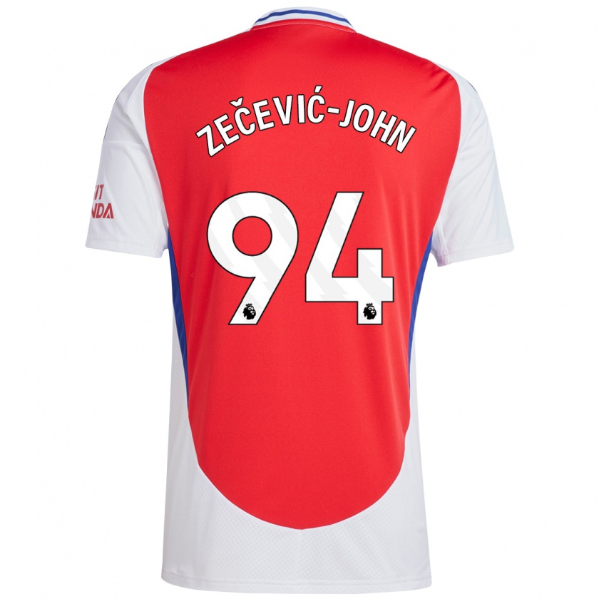 Kandiny Kinder Louis Zečević-John #94 Rot Weiß Heimtrikot Trikot 2024/25 T-Shirt