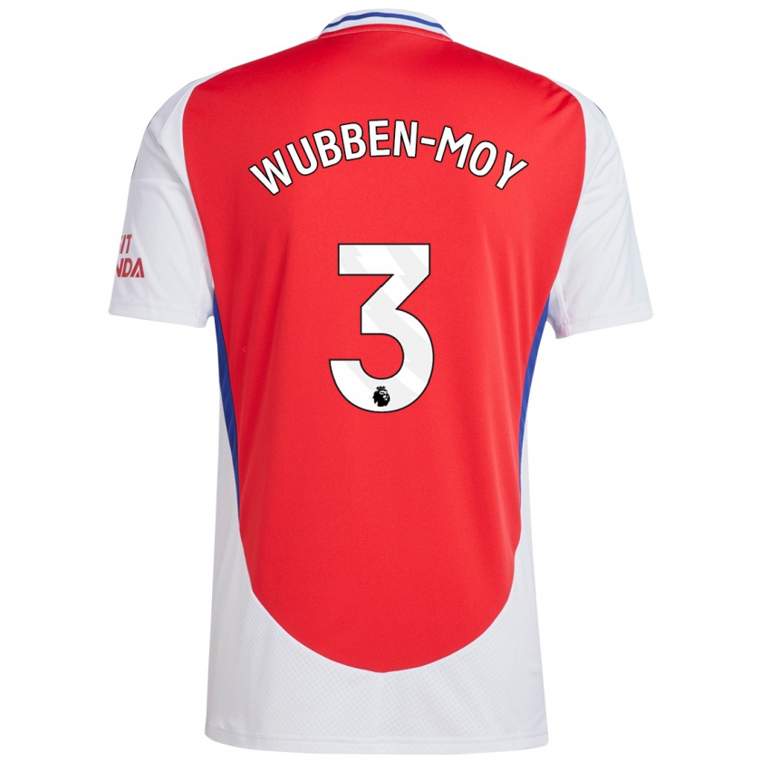 Kandiny Kinder Lotte Wubben-Moy #3 Rot Weiß Heimtrikot Trikot 2024/25 T-Shirt