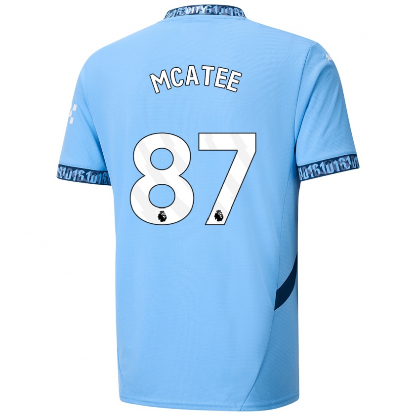 Kandiny Kinder James Mcatee #87 Marineblau Heimtrikot Trikot 2024/25 T-Shirt