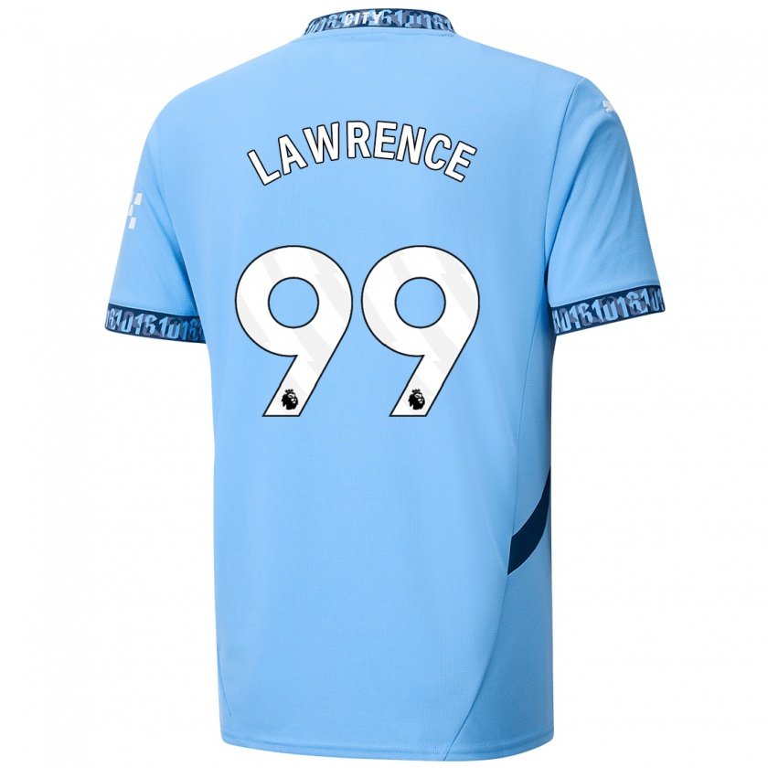 Kandiny Kinder Emilio Lawrence #99 Marineblau Heimtrikot Trikot 2024/25 T-Shirt