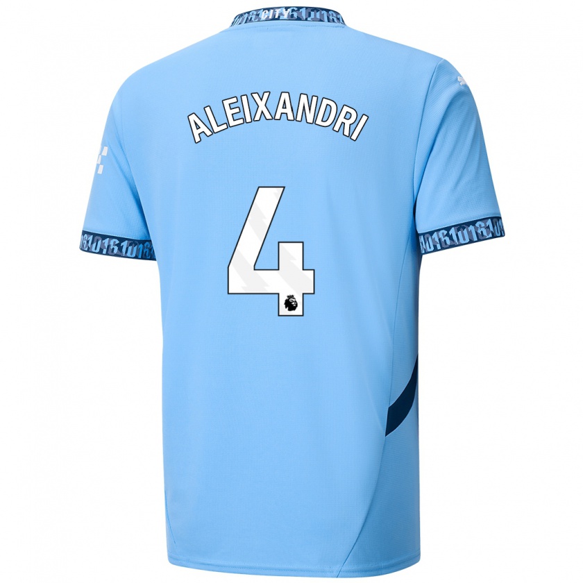 Kandiny Kinder Laia Aleixandri #4 Marineblau Heimtrikot Trikot 2024/25 T-Shirt