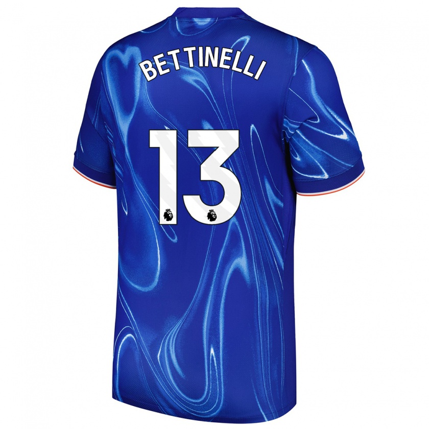 Kandiny Kinder Marcus Bettinelli #13 Blau Weiß Heimtrikot Trikot 2024/25 T-Shirt