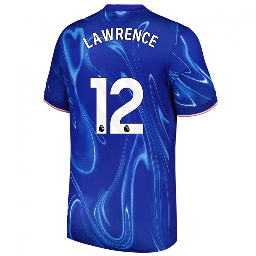 Kandiny Kinder Ashley Lawrence #12 Blau Weiß Heimtrikot Trikot 2024/25 T-Shirt