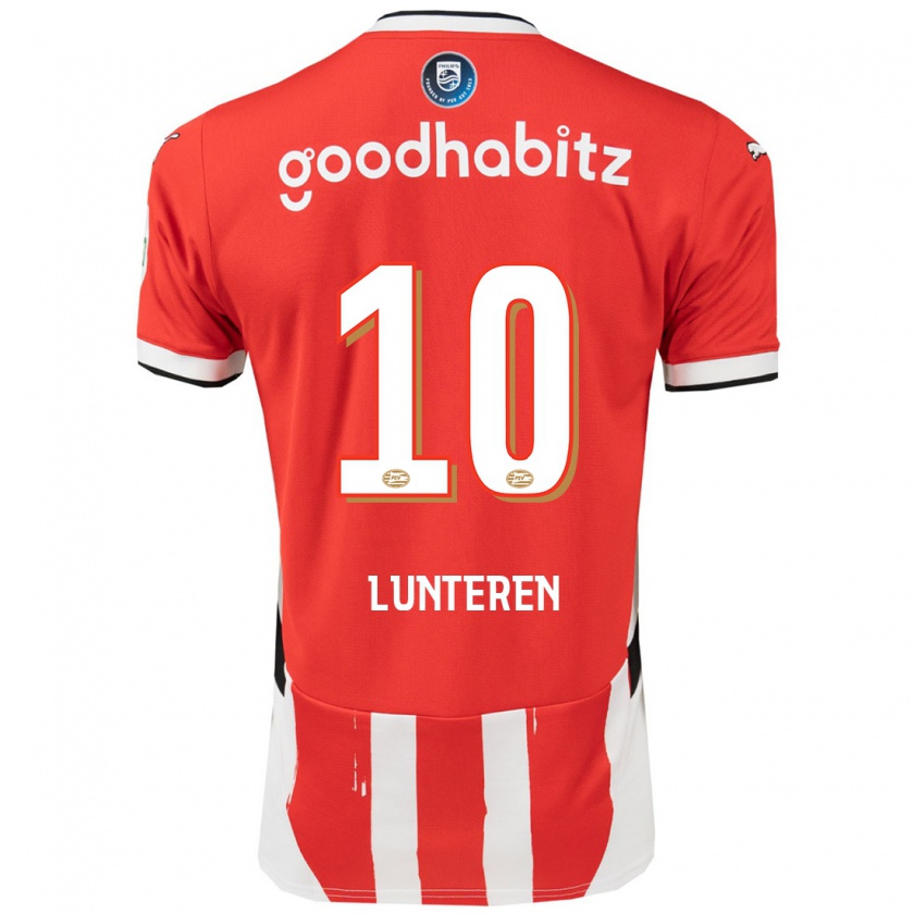 Kandiny Kinder Desiree Van Lunteren #10 Rot Weiß Heimtrikot Trikot 2024/25 T-Shirt