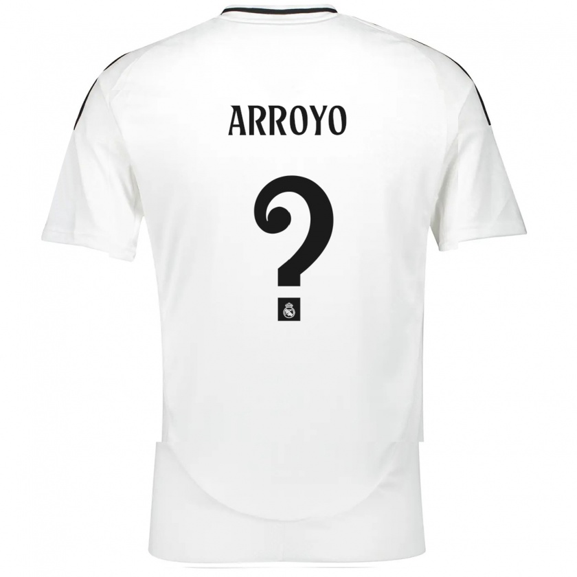 Kandiny Kinder Diego Arroyo #0 Weiß Heimtrikot Trikot 2024/25 T-Shirt