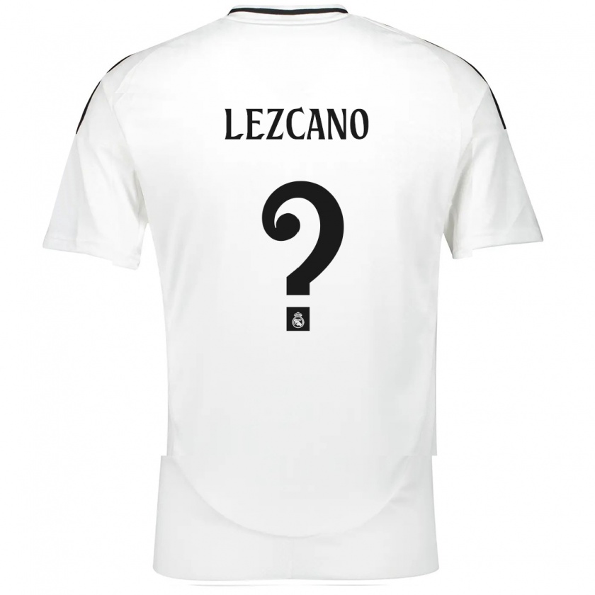 Kandiny Kinder Álvaro Lezcano #0 Weiß Heimtrikot Trikot 2024/25 T-Shirt