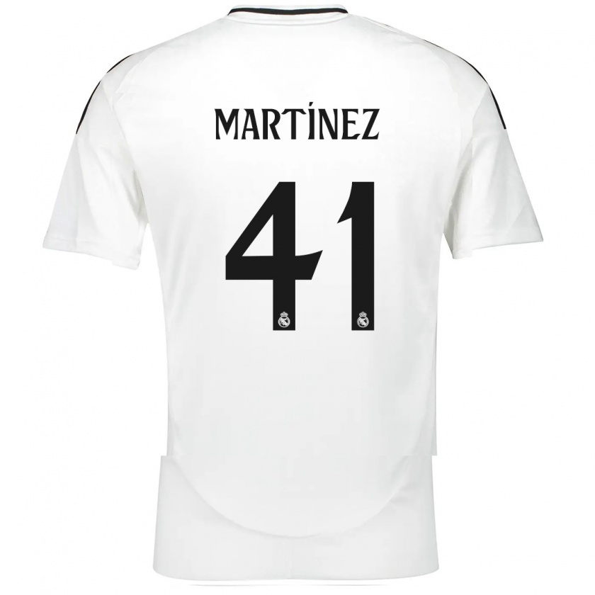 Kandiny Kinder Joan Martínez #41 Weiß Heimtrikot Trikot 2024/25 T-Shirt