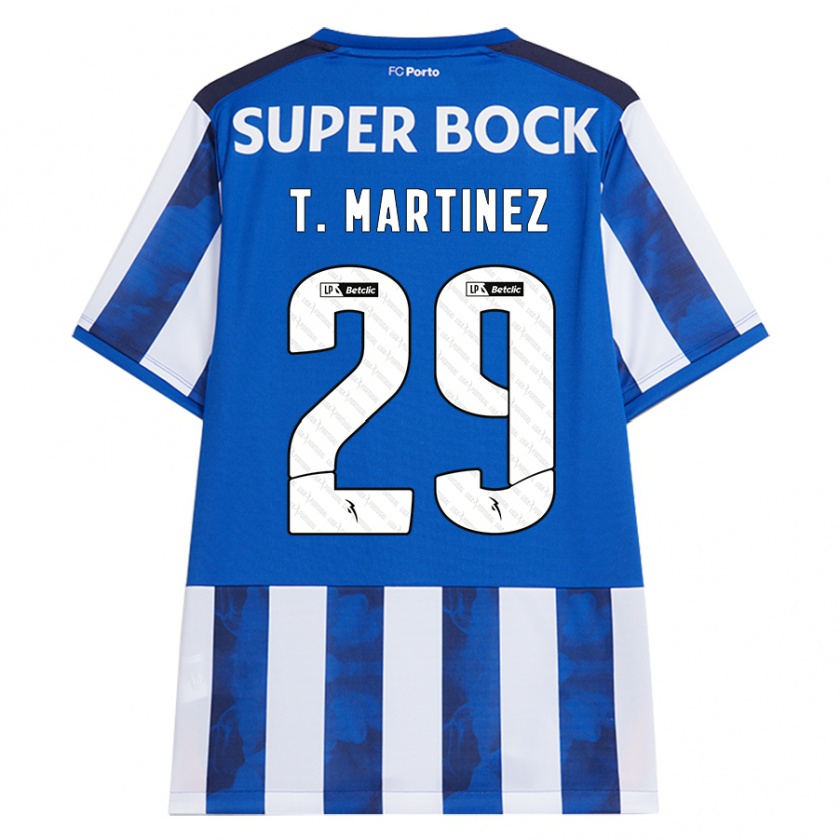 Kandiny Kinder Toni Martínez #29 Blau Weiß Heimtrikot Trikot 2024/25 T-Shirt