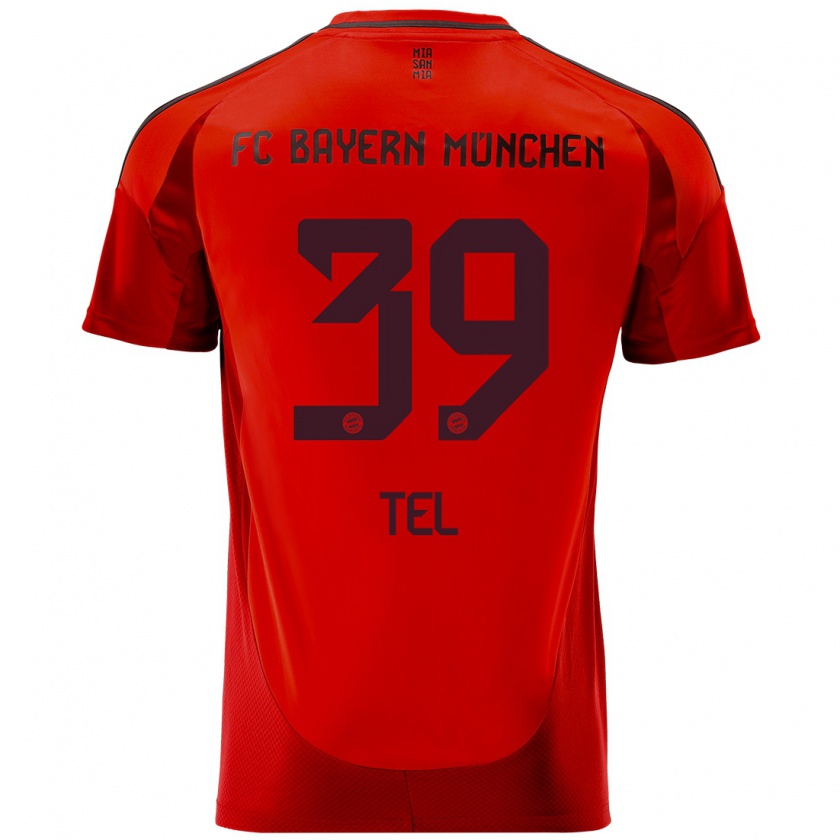 Kandiny Kinder Mathys Tel #39 Rot Heimtrikot Trikot 2024/25 T-Shirt