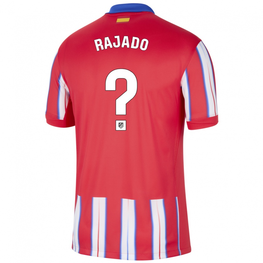 Kandiny Kinder Jorge Rajado #0 Rot Weiß Blau Heimtrikot Trikot 2024/25 T-Shirt