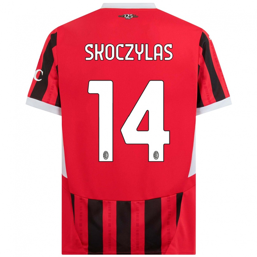 Kandiny Kinder Mateusz Skoczylas #14 Rot Schwarz Heimtrikot Trikot 2024/25 T-Shirt