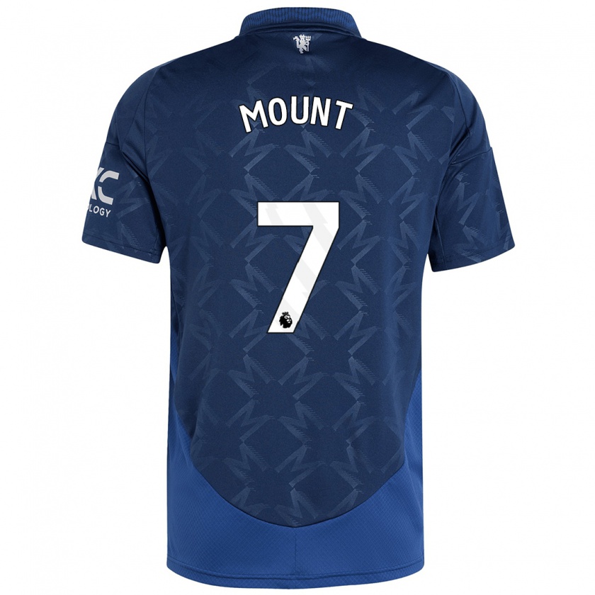 Kandiny Kinder Mason Mount #7 Indigo Auswärtstrikot Trikot 2024/25 T-Shirt