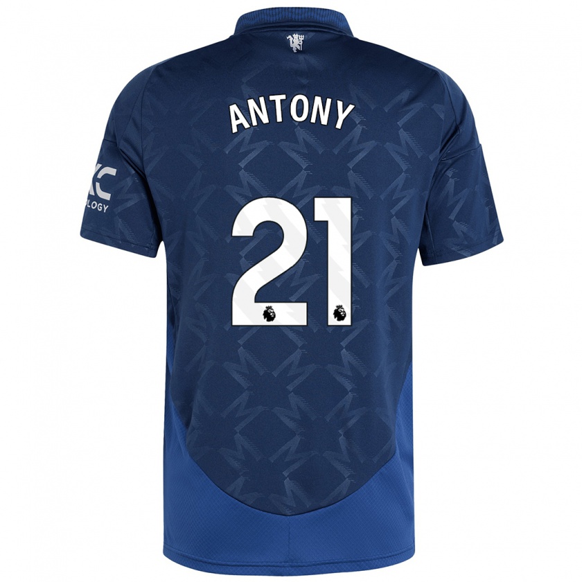 Kandiny Kinder Antony #21 Indigo Auswärtstrikot Trikot 2024/25 T-Shirt