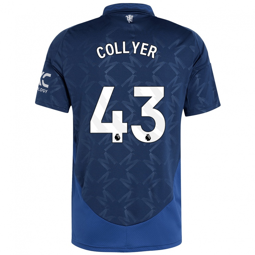 Kandiny Kinder Toby Collyer #43 Indigo Auswärtstrikot Trikot 2024/25 T-Shirt