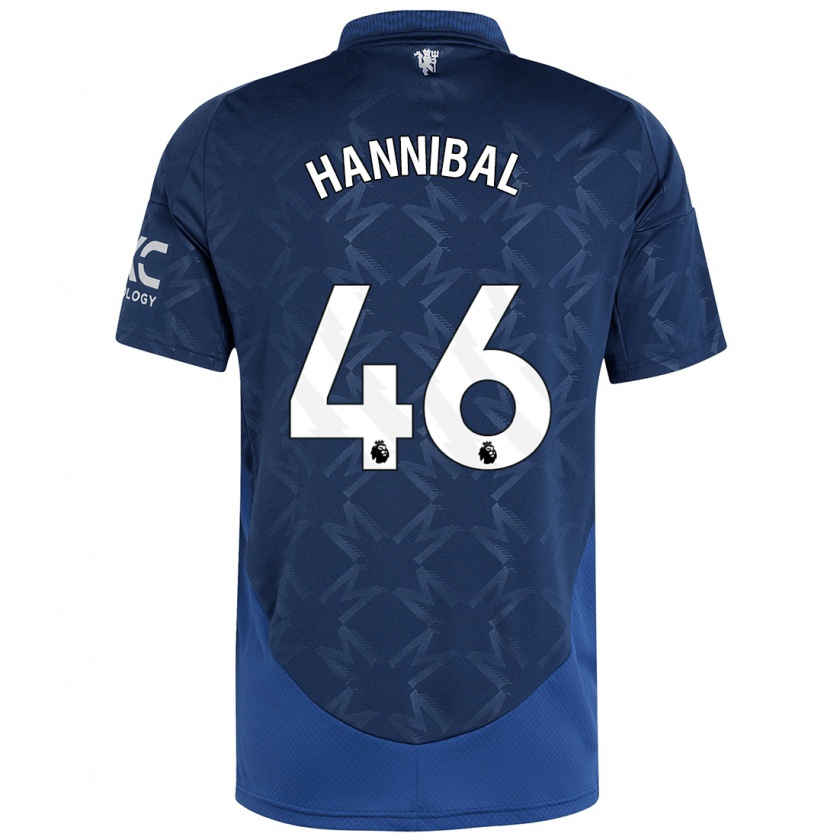 Kandiny Kinder Hannibal #46 Indigo Auswärtstrikot Trikot 2024/25 T-Shirt