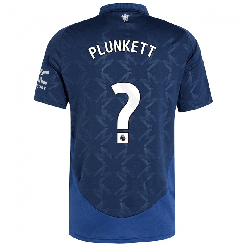 Kandiny Kinder Dante Plunkett #0 Indigo Auswärtstrikot Trikot 2024/25 T-Shirt