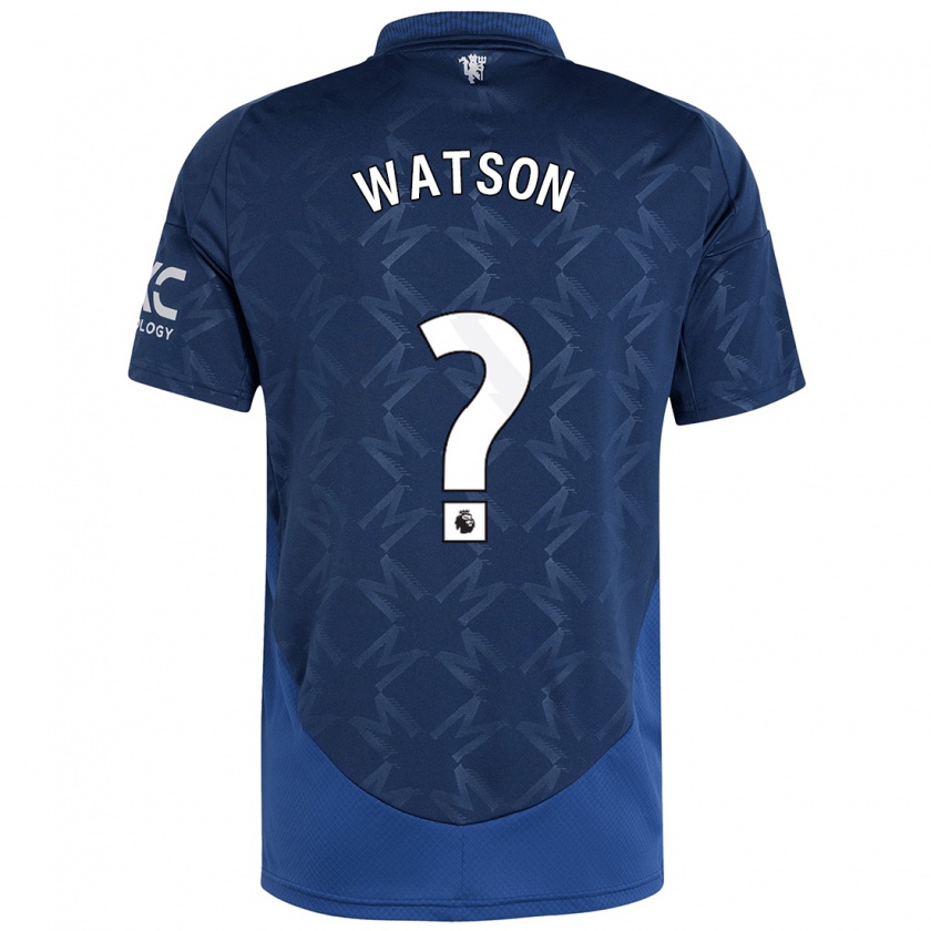 Kandiny Kinder Jacob Watson #0 Indigo Auswärtstrikot Trikot 2024/25 T-Shirt